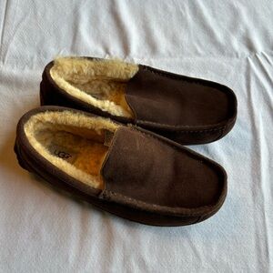 UGG Men's Dark Brown Slip-On Loafers